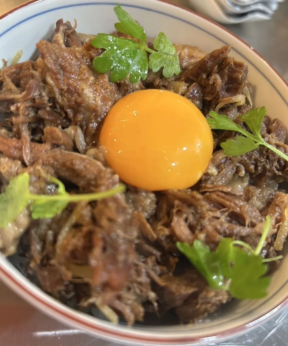 牛すじ丼セット